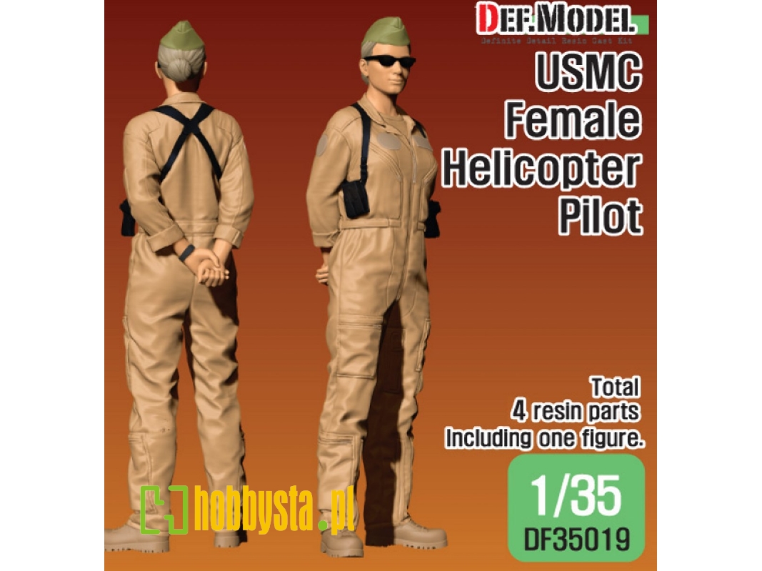 Usmc Female Helicopter Pilot Standing - image 1