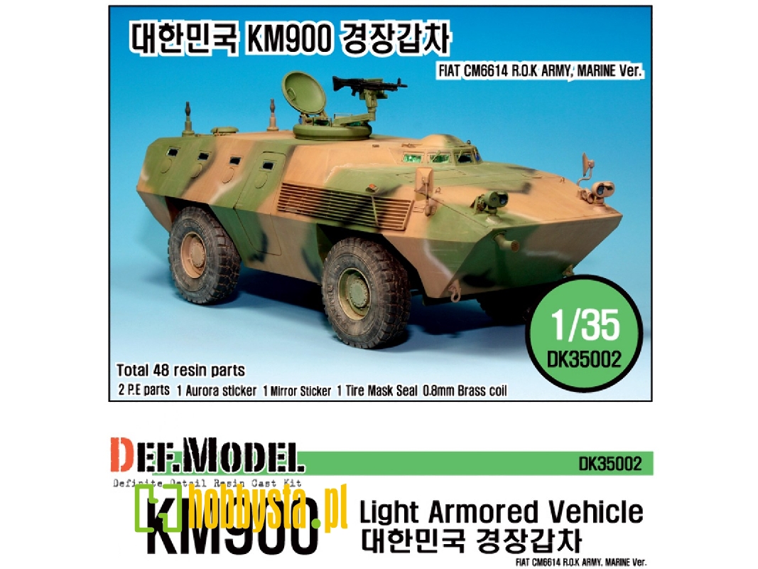 Km900 'rok Army' Light Armored Vehicle Kit - image 1