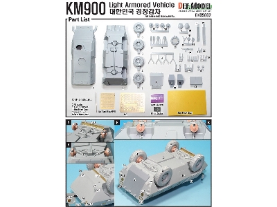 Km900 'rok Army' Light Armored Vehicle Kit - image 2