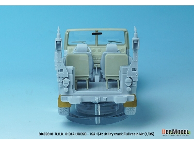 R.O.K K131a Uncsb - Jsa 1/4t Utility Truck (Full Resin Kit) - image 6
