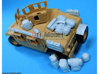 M1151 Hmmwv Stowage & Mt Tire Set (For Academy 1/35) - image 4