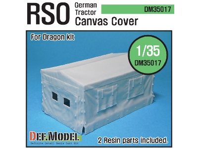 Rso Tractor Canvas Cover (For Dragon 1/35) - image 1