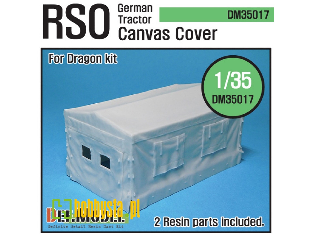 Rso Tractor Canvas Cover (For Dragon 1/35) - image 1