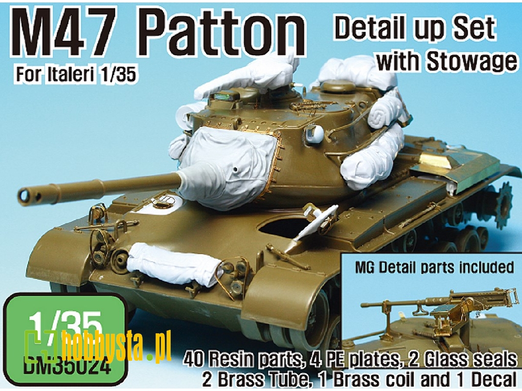 M47 Patton Detail Up Set (For Italeri 1/35) - image 1