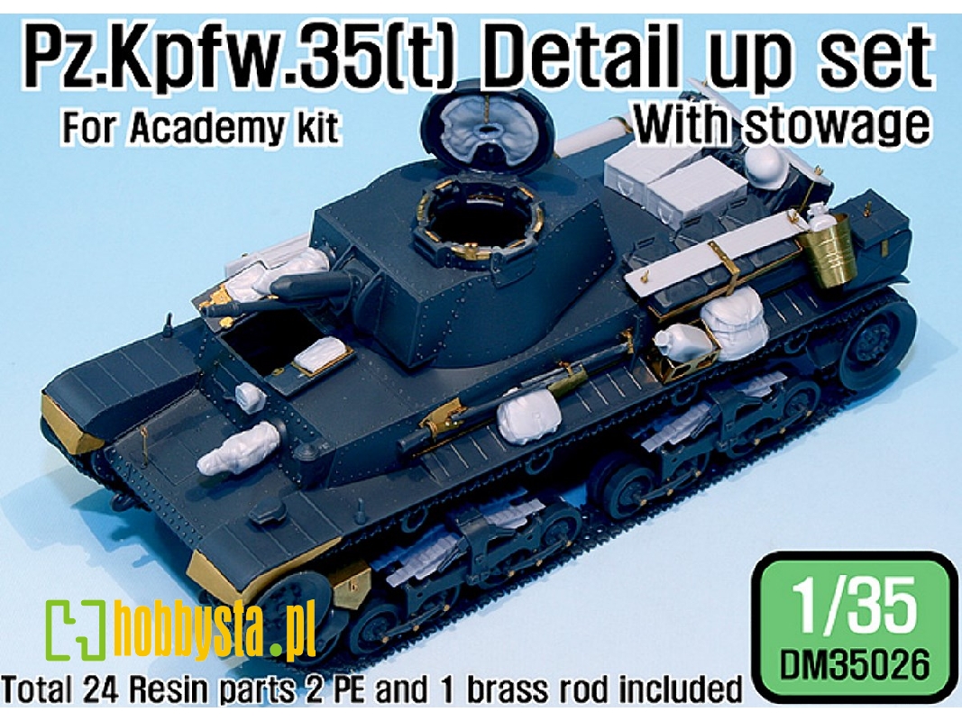 Pz.Kpfw.35(T) Detail Up Set With Stowage (For Academy 1/35) - image 1