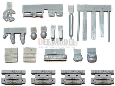 Pz.Kpfw.35(T) Detail Up Set With Stowage (For Academy 1/35) - image 2