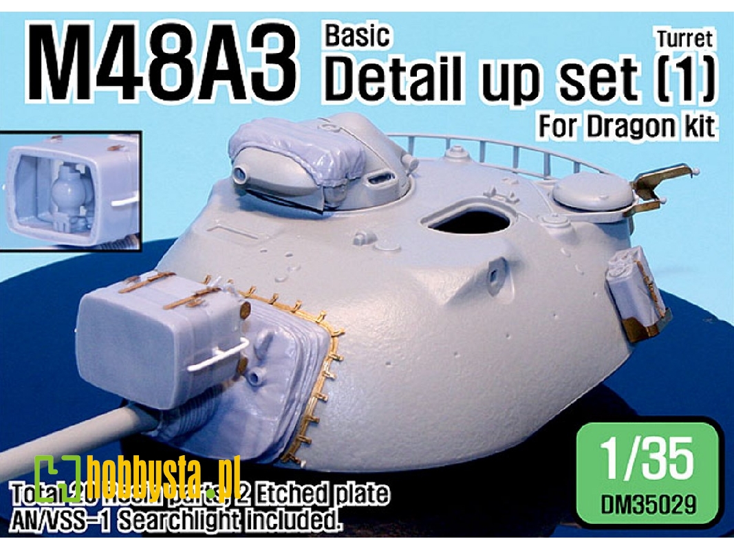 M48a3 Basic Detail Up Set (For Dragon 1/35) - image 1