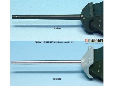 Us M10 3-inch Gun Metal Barrel With Mantlet Set (For Academy 1/35) - image 7