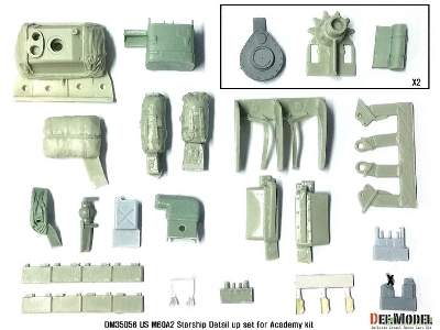 Us M60a2 Detail Up Set (For Academy) - image 2