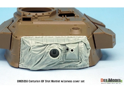 Centurion Idf Shot Mantlet W/Canvas Cover Set (For Afv Club 1/35) - image 3