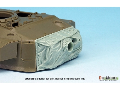 Centurion Idf Shot Mantlet W/Canvas Cover Set (For Afv Club 1/35) - image 4