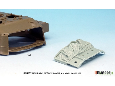 Centurion Idf Shot Mantlet W/Canvas Cover Set (For Afv Club 1/35) - image 6