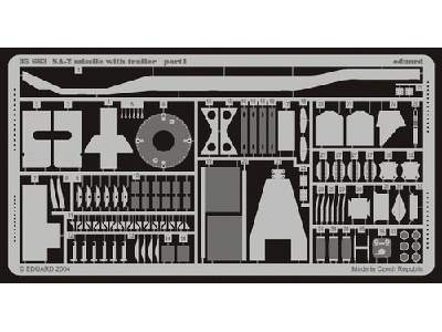 SA-2 missile with trailer 1/35 - Trumpeter - image 2