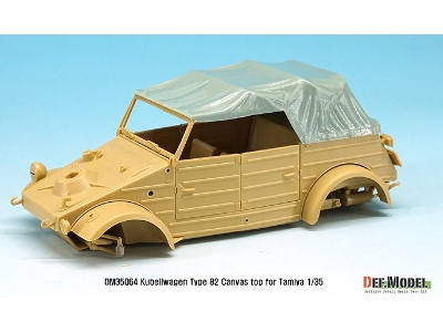 Kubelwagen Type 82 Canvas Top (For Tamiya 1/35) - image 3