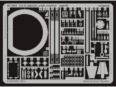 SA-2 missile with trailer 1/35 - Trumpeter - image 3