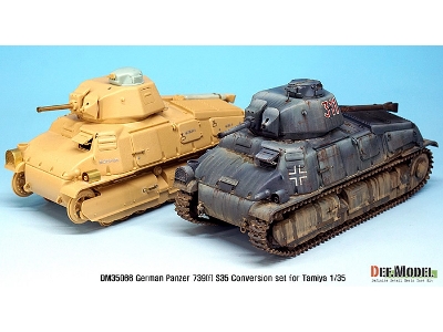 German Panzer 739(F) S35 Conversion Set (For Tamiya 1/35) - image 4