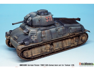 German Panzer 739(F) S35 Conversion Set (For Tamiya 1/35) - image 12