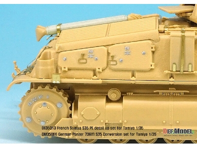 German Panzer 739(F) S35 Conversion Set (For Tamiya 1/35) - image 15