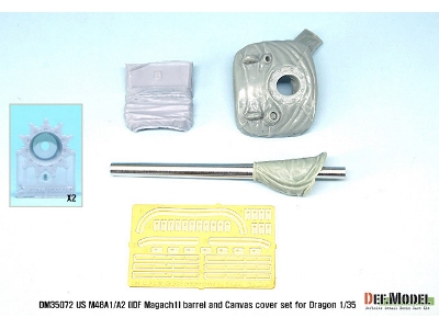 Idf Magach 1 (M48a1) Canvas Cover Set (For Dragon 1/35) - image 2
