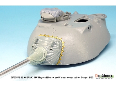 Idf Magach 1 (M48a1) Canvas Cover Set (For Dragon 1/35) - image 8