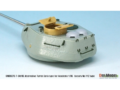 T-34/85 8-part Mold Alternative Turret Set (For 1/35 Academy T-34/85 Factory No.112) - image 7