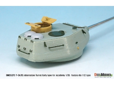 T-34/85 8-part Mold Alternative Turret Set (For 1/35 Academy T-34/85 Factory No.112) - image 9