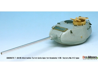 T-34/85 8-part Mold Alternative Turret Set (For 1/35 Academy T-34/85 Factory No.112) - image 12