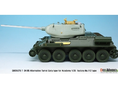 T-34/85 8-part Mold Alternative Turret Set (For 1/35 Academy T-34/85 Factory No.112) - image 13
