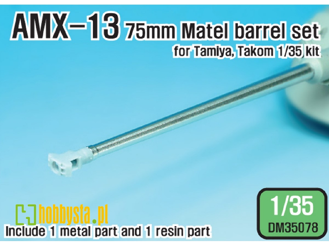 Amx-13 Main Gun Barrel Set (For 1/35 Tamiya, Takom Kit) - image 1