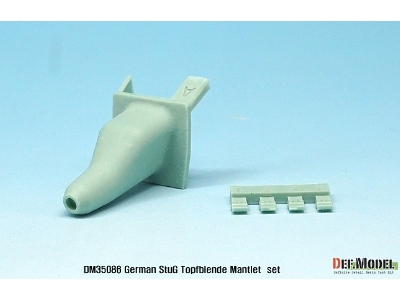 Wwii German Stug.Iii/Iv Cast Mantlet Set (For 1/35 Academy, Dragon, Tamiya Kit) - image 2