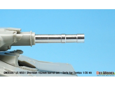 Us M551 Sheridan 152mm Barrel Set- Early (For 1/35 Tamiya Kit) - image 5