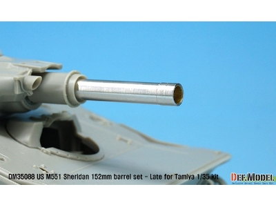 Us M551 Sheridan 152mm Barrel Set- Late (For 1/35 Tamiya Kit) - image 4