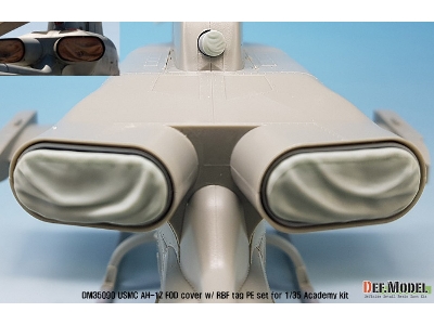 Usmc Ah-1z Fod Cover W/ Rbf Tag Pe Set (For 1/35 Ah-1z Academy Kit) - image 4