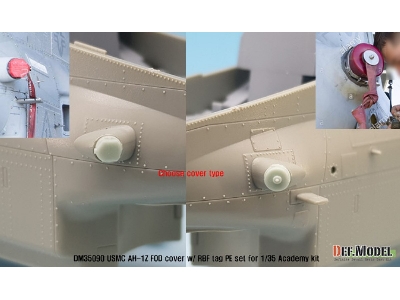 Usmc Ah-1z Fod Cover W/ Rbf Tag Pe Set (For 1/35 Ah-1z Academy Kit) - image 10