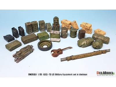 Us '60~70eraus Military Equipment Set (For 1/35 Tank/ Vehicles Kit) - image 3
