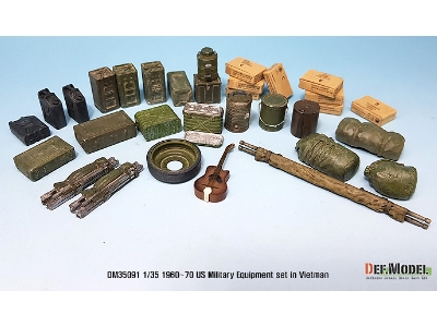 Us '60~70eraus Military Equipment Set (For 1/35 Tank/ Vehicles Kit) - image 5