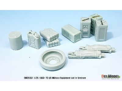 Us '60~70eraus Military Equipment Set (For 1/35 Tank/ Vehicles Kit) - image 8