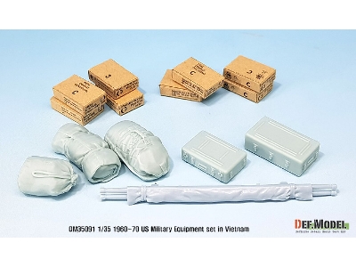 Us '60~70eraus Military Equipment Set (For 1/35 Tank/ Vehicles Kit) - image 10