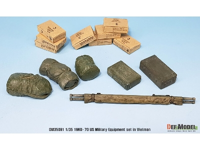 Us '60~70eraus Military Equipment Set (For 1/35 Tank/ Vehicles Kit) - image 11