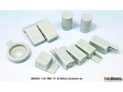 Us '60~70eraus Military Equipment Set (For 1/35 Tank/ Vehicles Kit) - image 12