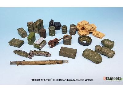 Us '60~70eraus Military Equipment Set (For 1/35 Tank/ Vehicles Kit) - image 16