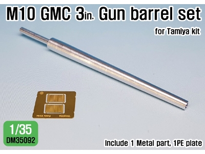 Us M10 Td 3-inch Gun Metal Barrel ( For 1/35 Tamiya Kit) - image 1
