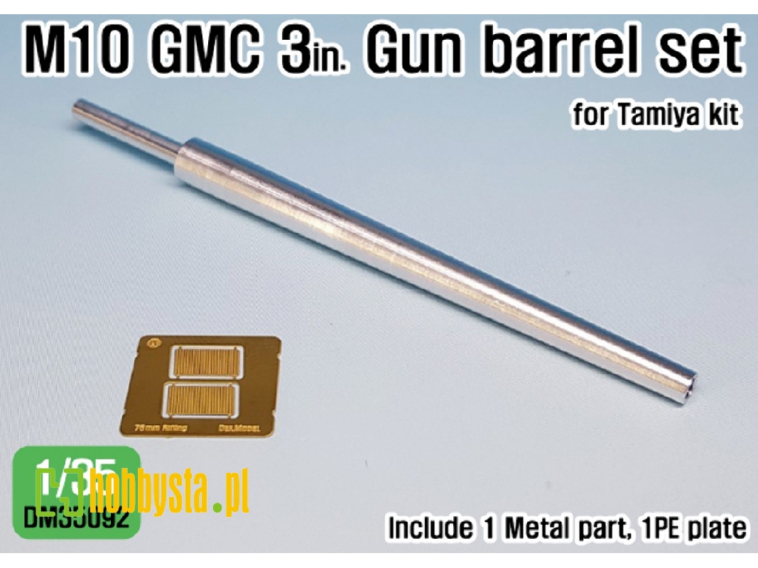 Us M10 Td 3-inch Gun Metal Barrel ( For 1/35 Tamiya Kit) - image 1