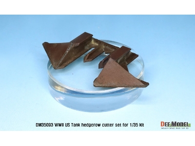 Wwii Us Tank Hedgerow Cutter Set ( For 1/35 Tamiya Kit) - image 4