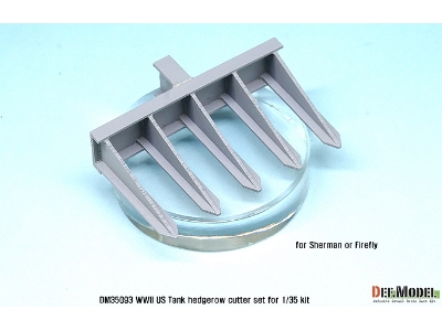 Wwii Us Tank Hedgerow Cutter Set ( For 1/35 Tamiya Kit) - image 7