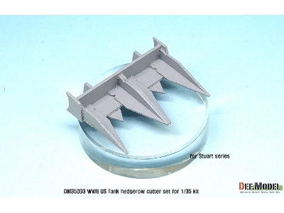 Wwii Us Tank Hedgerow Cutter Set ( For 1/35 Tamiya Kit) - image 9
