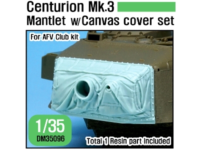 Centurion Mk.3 Mantlet W/Canvas Cover Set (For Afv Club 1/35) - image 1