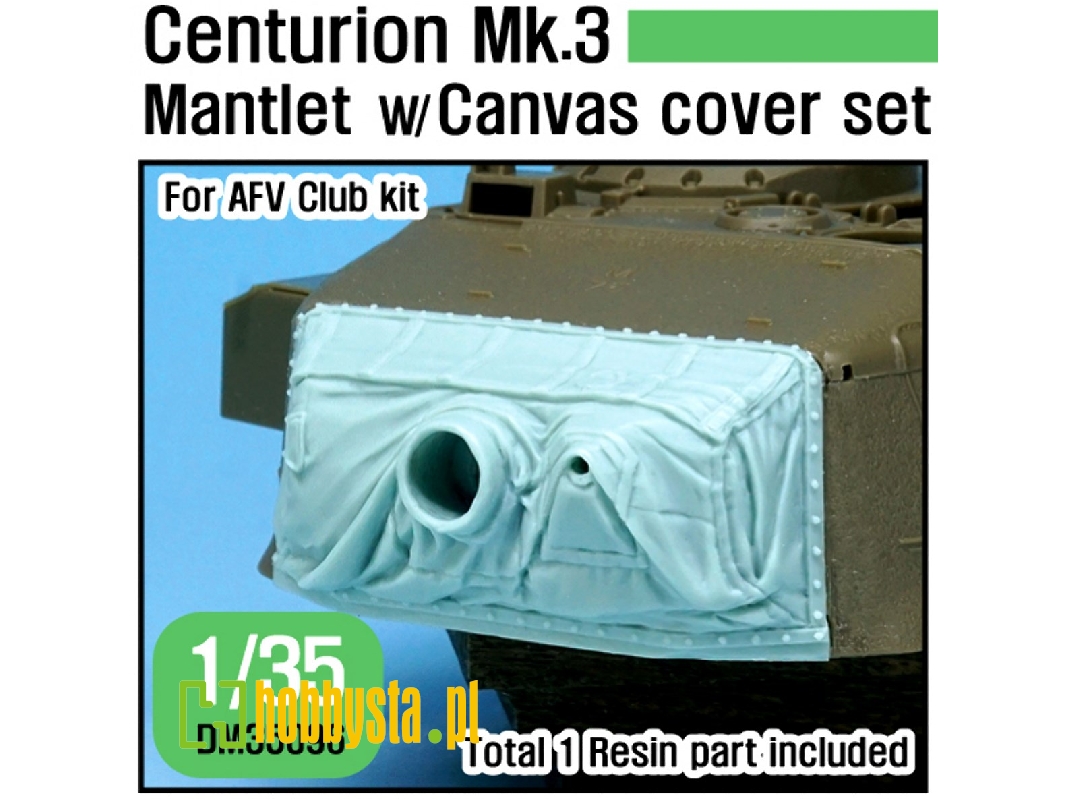 Centurion Mk.3 Mantlet W/Canvas Cover Set (For Afv Club 1/35) - image 1