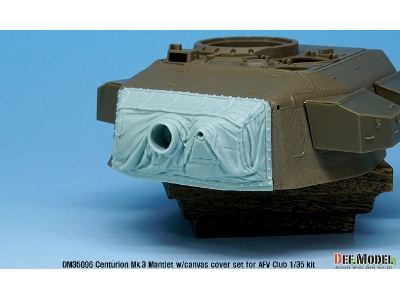 Centurion Mk.3 Mantlet W/Canvas Cover Set (For Afv Club 1/35) - image 4