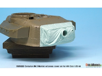 Centurion Mk.3 Mantlet W/Canvas Cover Set (For Afv Club 1/35) - image 5